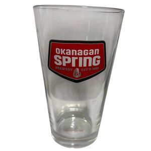 Okanagan Spring Brewery Pint Glass With Brev Master Stefan Tobler Signature